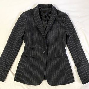 Black Striped Blazer